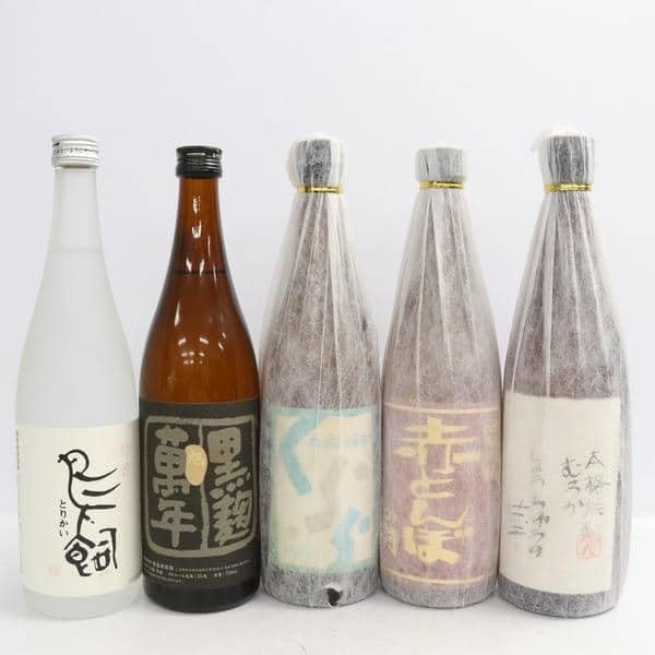 5本セット】焼酎各種（鳥飼 吟香 25度 720ml 等）X24K180111